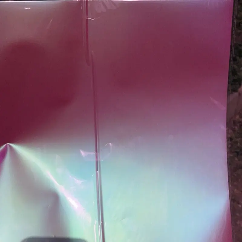 Pink color changing holographic