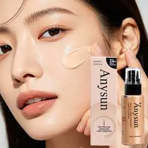 Natural Skin Like Foundation Non Caking Non Creasing No Mask Effect Hydrating Concealer Long Lasting Soft Focus Coverage Moisturizing Foundation