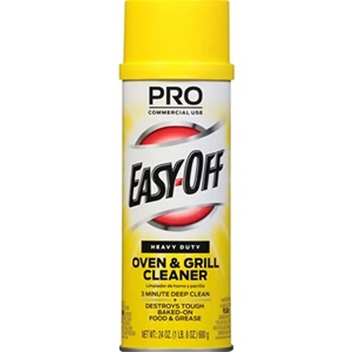 212 MAIN Easy-Off RAC85261 24oz Heavy-Duty Household Oven Cleaner Aerosol Spray - Steel Can, Fast Action, Easy to Clean, Includes Stainless Steel Cloth & Brush Cleaning Tools