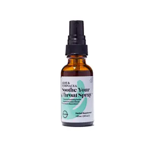 Soothe Your Throat Spray by Organic Olivia | Herbal Throat Support Spray | Oral Care | Daily Comfort & Hydration