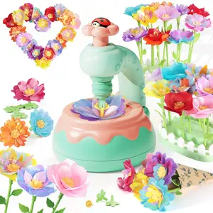DIY Flower Pressing Machine, 3+ Years, Fabric Bouquet, Decorative Flower Arrangement, Assemble & Insert Flowers, Creative Toy, Perfect Gift for Kids