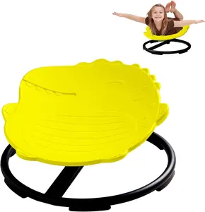 Dinosaur Spinning Chair for Autistic Kids – Kids Sensory Swivel Chair, Sit and Spin Toy for Balance & Coordination, Autism & ADHD Sensory Spinner Seat, Non-Slip Design, 360° Rotating