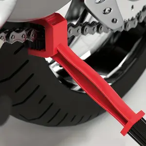 3-Sided Chain Brush for Bicycles, Motorcycles & Bmx Chain, Road Bike Accessories, Quick & Efficient Cleaning Tool, Durable Ergonomic Design for Easy Maintenance
