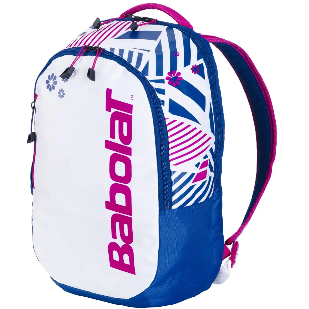 Babolat Kids Tennis Backpack (White/Blue/Pink)