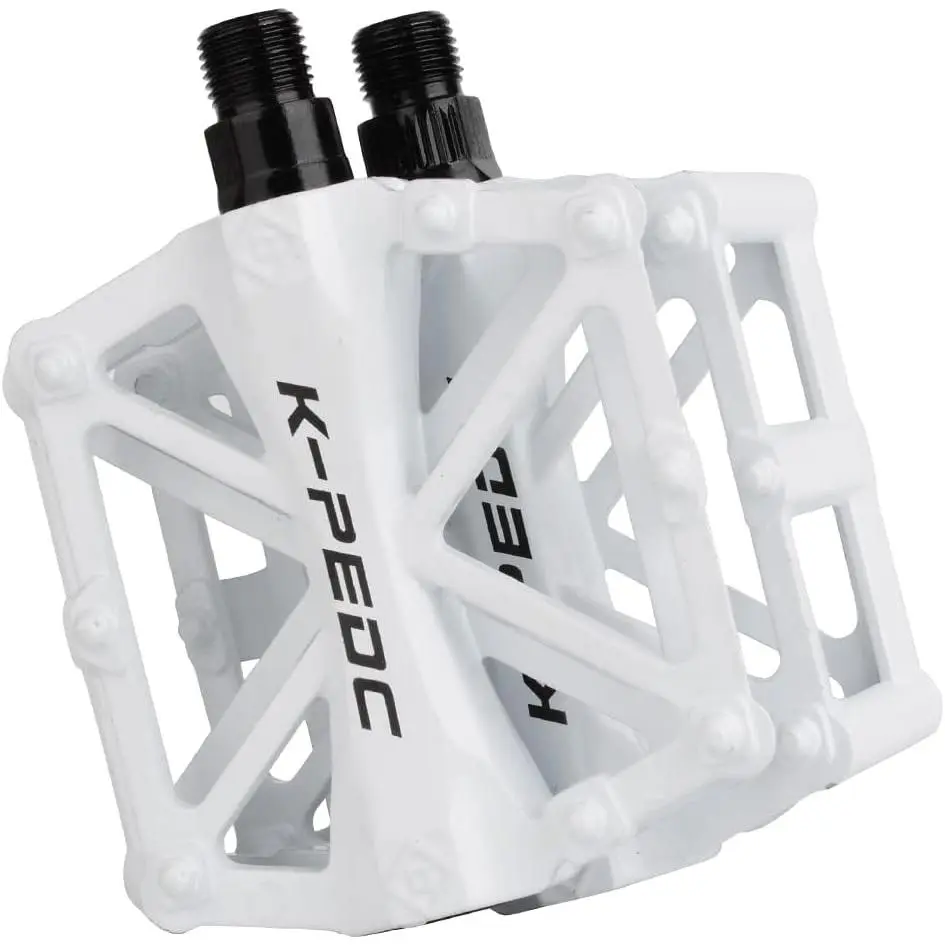 Bike Pedals 9/16" Bicycle Pedals Mountain Bike, Aluminium Lightweight Platform Pedals for BMX MTB Road Bikes