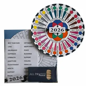 2026 Intention Setting Spinner | New Year Goal Planner | Manifestation Wheel Kit | Positive Energy Focus Tool | New Year's Motivation Gift