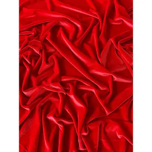 Red Stretch Velvet