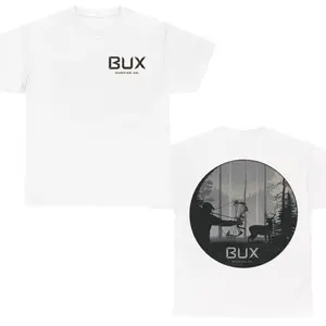 BUX Hunting Co Bow Hunting Deer T-Shirt – Archery Whitetail Graphic Tee, Bowhunter Outdoor Shirt, Hunter Unisex Cotton Apparel Gift