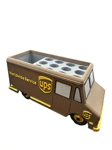 UPS Inspired Delivery Truck Pen and Pencil Holder 3D Printed Worldwide Service Design. Never lose your pens again!