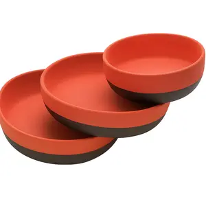 Plato 3-Piece Ceramic Elegua Plate Set - Yoruba Religious Decor, Multi-Size Symbolic Art for Rituals and Offerings