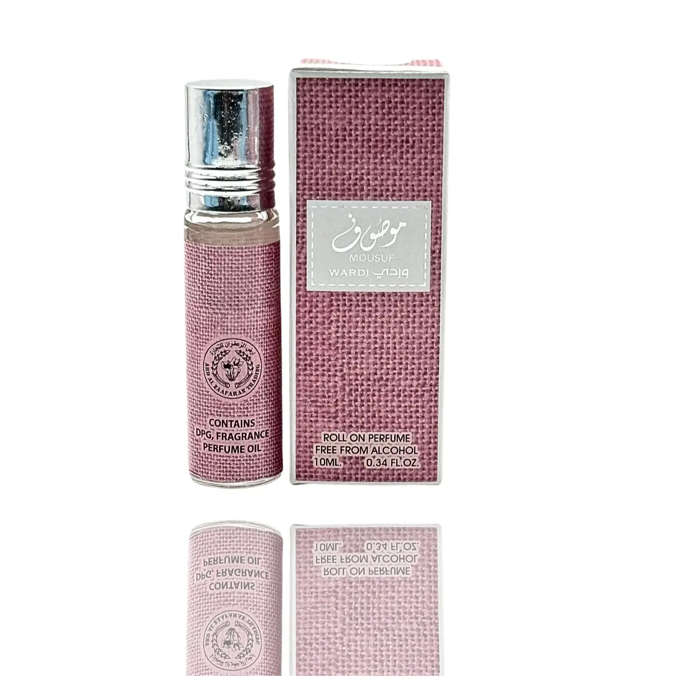 Ard Al Zaafaran Mousuf Wardi Roll-On Perfume - Alcohol-Free Unisex EDP, Long-Lasting Citrus Scent, 0.34 fl oz EDP Liquid Colognes, Single Item, Aromatic Citrusy Fragrance, Adults