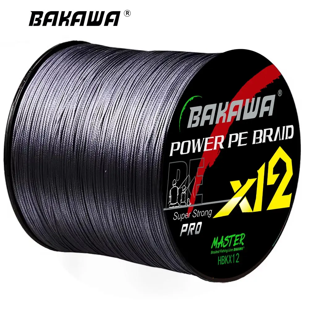 Bakawa New 12 Strands 500m Fishing Braided Line, Japanese Pe Line for Carp Fishing, Freshwater/saltwater Multi-Water Use Accessories, Fishing Gear, Fishing Tackle