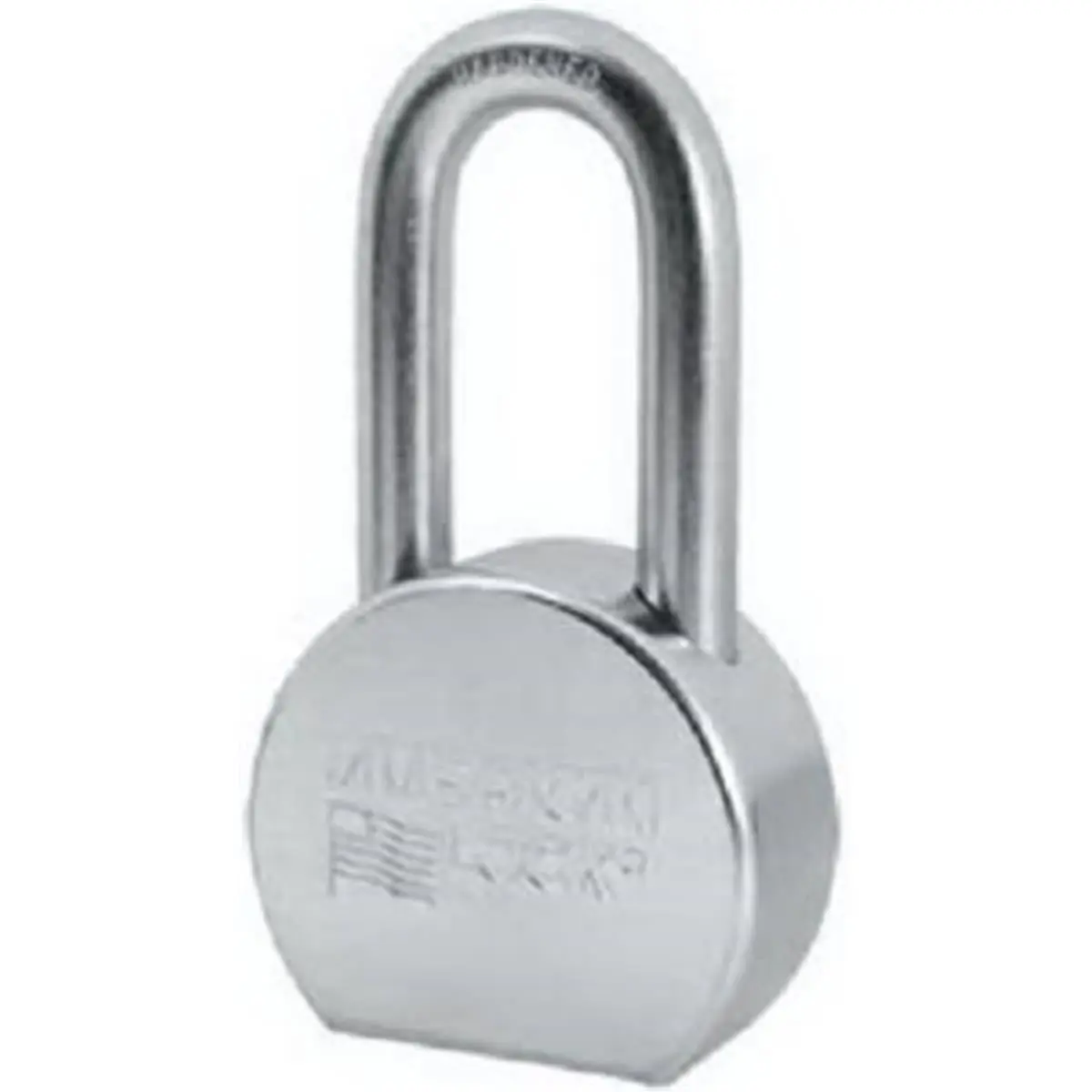Master Lock A703KA35257 2.5 in. Round Zinc-Plated Solid Steel 5-Pin Safety Lock - 2 in. Boron Shackle, Heavy-Duty Anti-Theft Lockable Cut-Resistance Device for Motorcycle Security