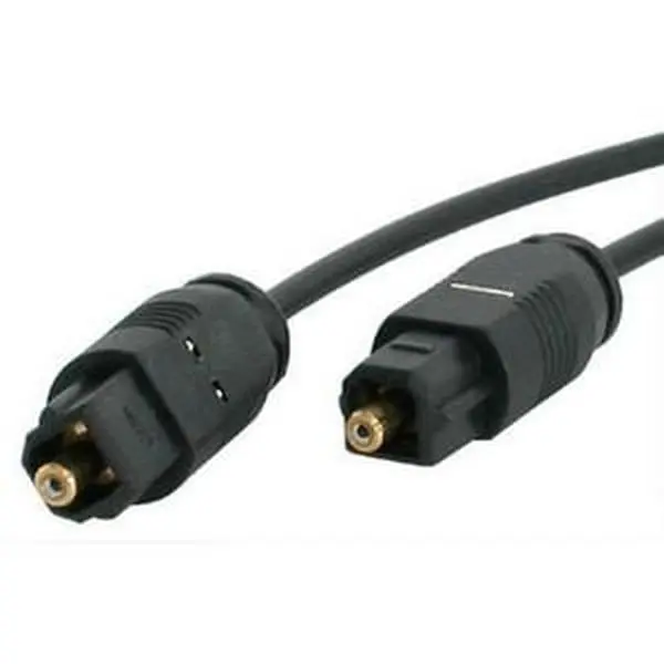 Startech 3 ft PVC Jacket Toslink Male Optical Cable - Flexible Fibre Optic Accessory for Secure Connections, Space-Saving Design, Enhanced Sound Quality