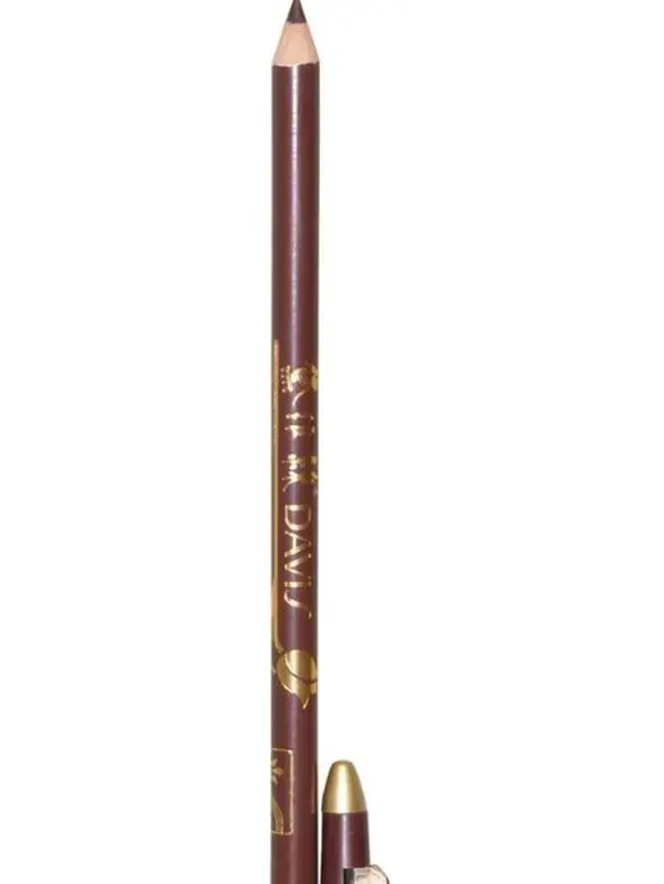 Davis Wood Pencil EyeBrow & Lip Pencil – Single Precision Multi-Use Cedar-wood Long-Wearing Matte Finish Sharpenable for Professional Makeup