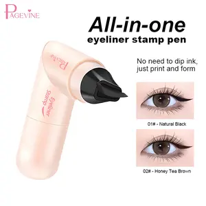 Rotating Eyeliner Stamp & Pen – Dual-Ended Wing Stamp and Liner Pen,Quick-Dry Waterproof Makeup Tool,for Cat Eyes,Long Wear Makeup Pen.