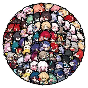 110PCS Celestial Railway Honkai: Star Rail Graffiti Stickers Cute Stickers Anime Design Graphic Decal - Waterproof Vinyl Decals for Laptops, Water Bottles & Travel Gear Sticker Sheets