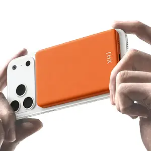 Mini Magnetic Power Bank 5000mAh, Ultra-Slim Metal Shell Wireless Portable Charger, Fast MagSafe Charging and Heat Dissipation for iPhone 17/16/15/14/13/12/Plus/Pro Max, Compact & Device-Friendly, Premium Hand-Feel