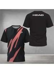 Summer Breathable Mens T Shirt Outdoor Badminton Table Tennis Jersey O Neck Short Sleeve Loose Top New Mountaineering Clothing