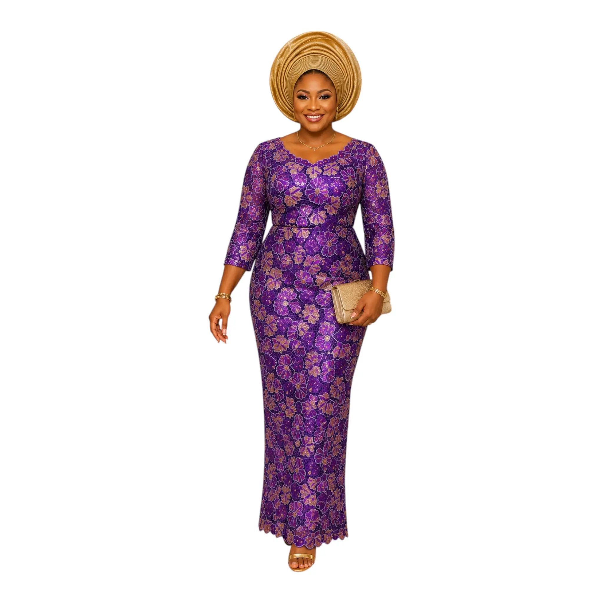 Crescenza Blouse and Wrapper