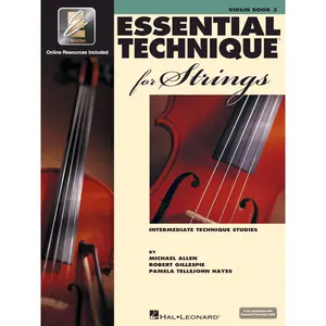 Essential Technique for Strings Violin Book 3 – Intermediate Violin Method with Online Access, Sheet Music & Technique Practice Book for Students Paperback