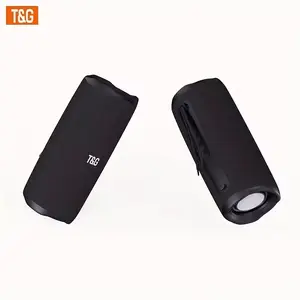 T&G TG468 Upgraded Speaker Portable Wireless Speaker, High-definition Sound, Powerful Bass | Music Box | IPX4 | Hands-free Calls | Multiple Playback Modes (TF Card/USB/Wireless/AUX) | Compact Design | Suitable for Outdoors, Travel And Parties