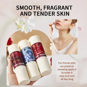 Floral Fragrance Body Powder, Scented Body Care, Made with Plant-based Ingredients, Is Gentle in Nature, Effectively Reduces Sweating and Provides A Cooling Sensation. It Keeps You Fresh Throughout The Day and Is Suitable for Use After Bathing.