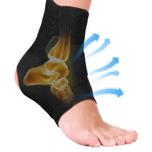 Ankle Brace for Women & Men - Ankle Support for Sprained Ankle, Tendonitis, Achilles, Injury Recovery, Plantar Fasciitis, Ankle Compression Sleeve Wrap for Running, Basketball (Medium) Healthcare Tool