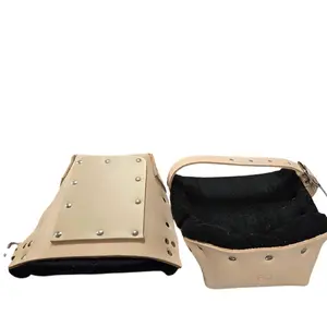 Heavy Duty Leather Double Layered Knee Pads