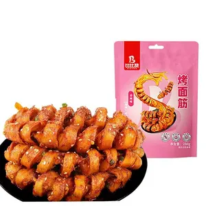 BiBiZan Spicy Grilled Gluten Snack Sticks - Popular Chinese "Latiao" for Late Night Cravings & Binge Watching - 280g