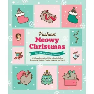 Pusheen Meowy Christmas: The Official Advent Calendar: A Holiday Keepsake with Surprises Including Ornaments, Stickers, Puzzles, Magnets, and More! -- Claire Belton, Calendar