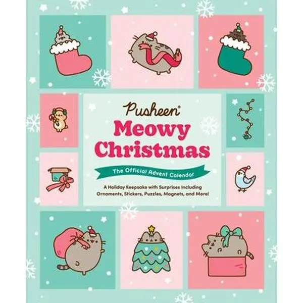 Pusheen Meowy Christmas Official Advent Calendar - Holiday Keepsake Gift with Magnetic & Window Print Surprises: Ornaments, Stickers, Puzzles, Magnets & More by Claire Belton (Books, Religion & Philosophy)