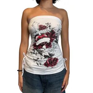 Want U 2 Love Me Tube Top White