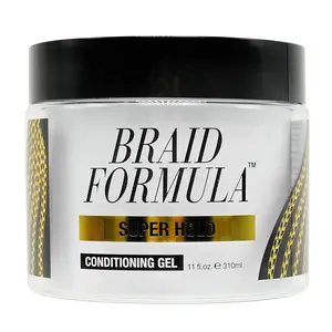 Ebin New York Braid Formula Haircare Gel - Super Hold, Hydrating, Lightweight, Argan-Infused Conditioning Styling Product