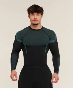 Onyx Seamless Long Sleeved Shirt, Gym shirt, gift for him, sportswear ( with logo)