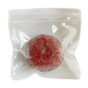 Explosive beads, kneading music, noisy balls, stress relieving children's toys, plastic simulation, a Yangmei smoothie handmade ball plate string Relief Glutinous Rice Cake