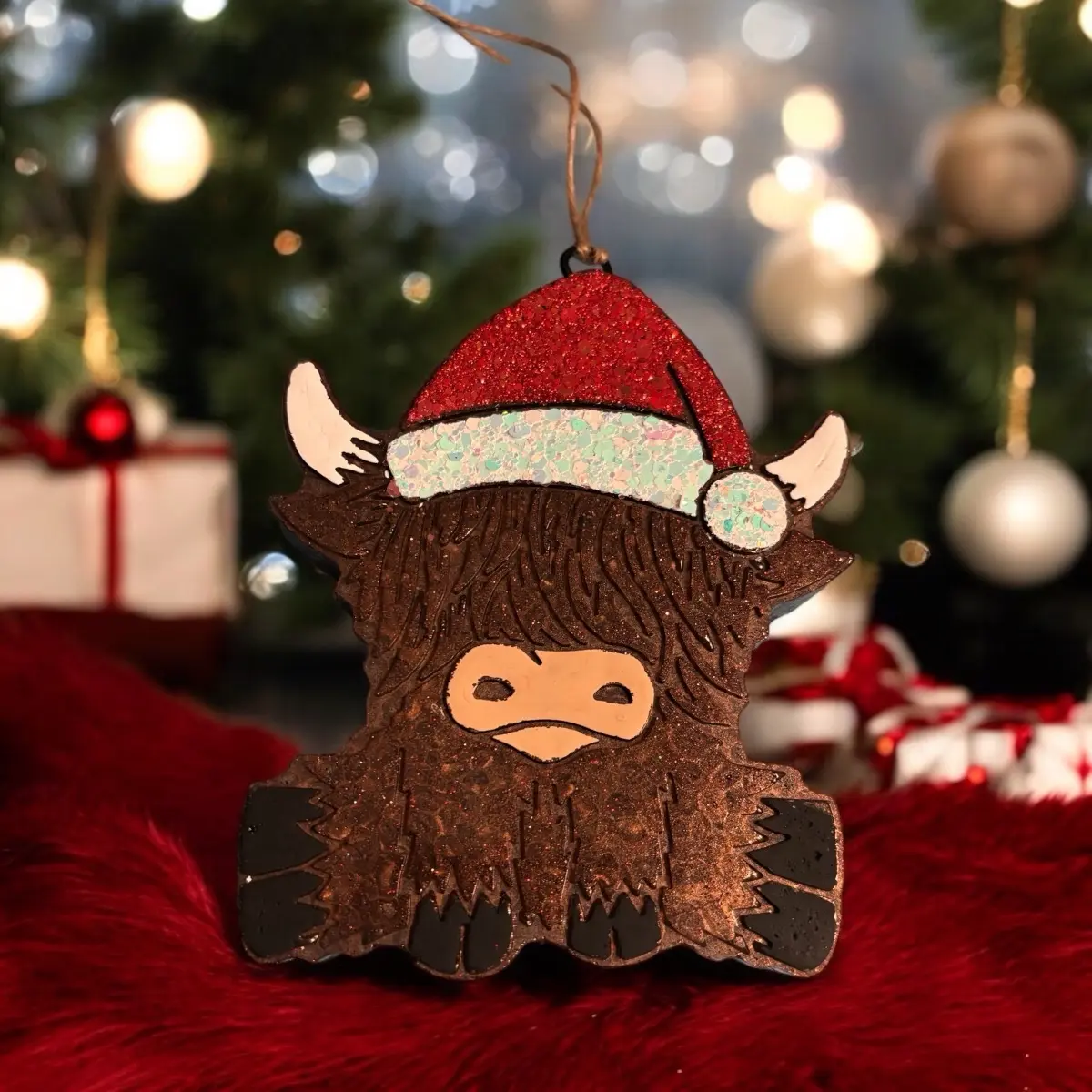 Christmas Cow Freshie car air freshener accessories Scented Fragrance