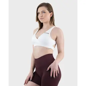 Form Open Back Sports Bra - White