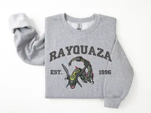 Shiny Rayquaza Sweatshirt, Pkm Characters Sweatshirt, Anime Shirt