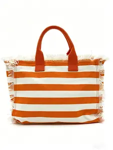 Women's Vintage Tassel Tote Bag, Retro Style Handbag, Shoulder Bag, All Season Fit, Perfect for Daily Use