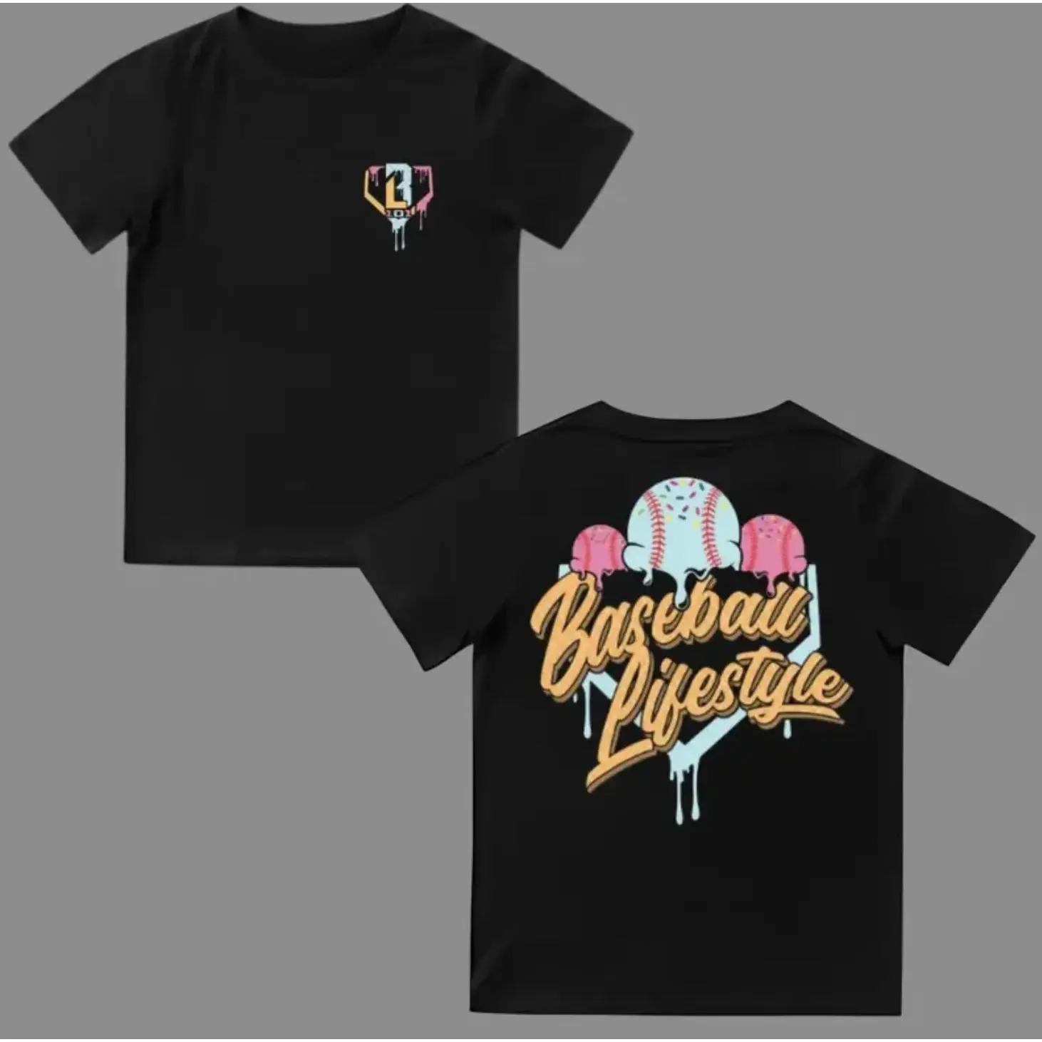 Baseball Candy Ice Cream Youth T-Shirt, Youth Boys Clothing, Youth Boys Shirts, Youth Boys Clothes, Baseball Outfits, Baseball Lifestyle Shirt, Trendy Summer T-Shirt, Back to School Outfits, Gift For Boys And Girls