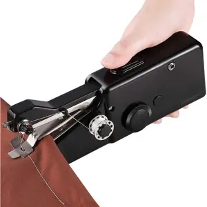Sewing Machine for Beginners Black Hand Held Sewing Machines Kit for Adults Kids Boys 8-12 Mini Samll Included Mannual and Accessories Sewing Hem and Quick Stitching