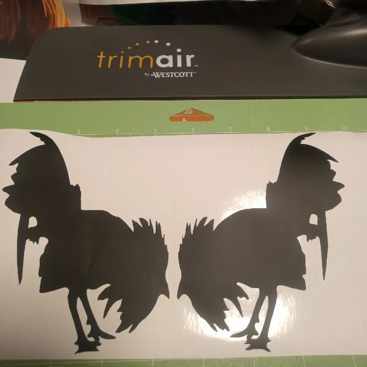 Gamefowl Roosters Fighting Decal for Cars or Trucks - Customizable Decoration for Your Vehicle