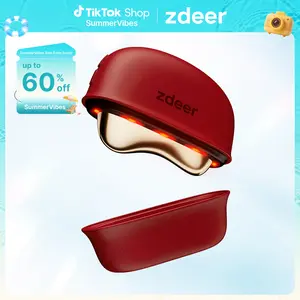 zdeer 5-in-1 Red Light Facial Care Device - Heated Facial Sculpting Tool for Jawline Lifting, Anti-Aging & Puffiness Relief - Professional Spa At-Home Skincare Device #Summervibes