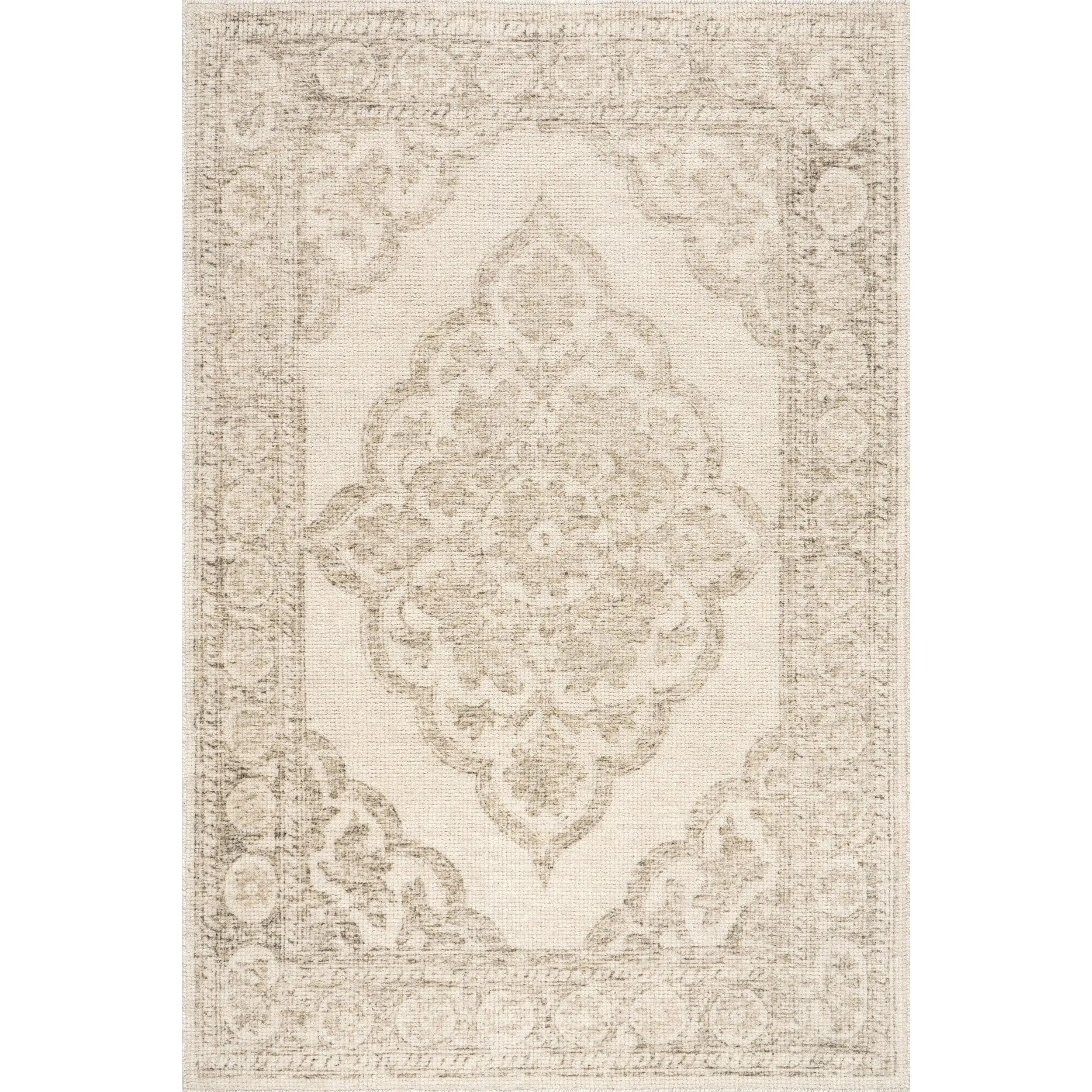 Padma Lakshmi Istanbul Hand-Tufted Ornate Border Wool-Blend Rug Padma Lakshmi Istanbul Hand-Tufted Ornate Border Wool-Blend Rug