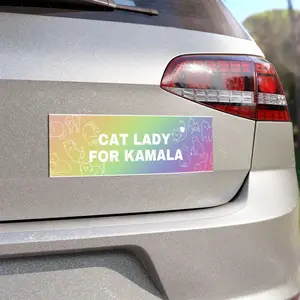 Cat Lady for Kamala Bumper Magnet | Childless Cat Lady | Kamala Harris 2024 President | March for the Movement