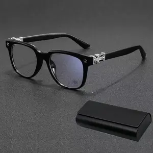 Vintage Trend Glasses Frames for Men Women Compact Fashion Eyewear 2025 Top Trending Fashion Eyeglasses with Decorative Accents