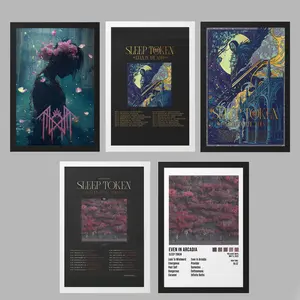 Graphic Sleep Token Even In Arcadia Tour 2025 5 Style Print Poster, Photo Picture Posters Room Decor Home Decorative