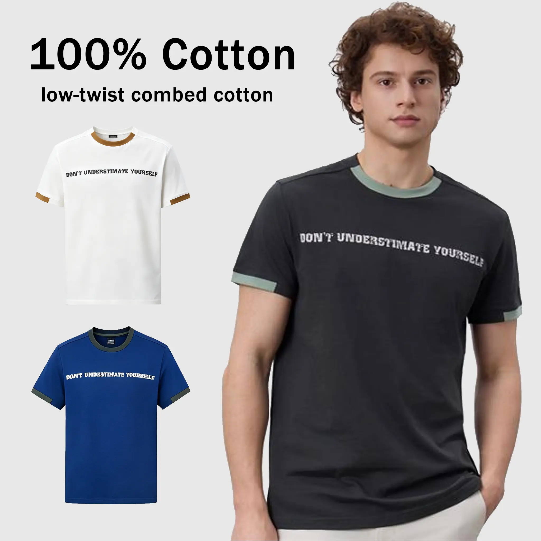 Mega Tshop Men's 100% Cotton Soft T-Shirt - Casual Short Sleeve Round Neck, Subtle Text Slogan Graphic, Limited Edition Retro Vibes Vintage Misprint, 4XL Oversized Streetwear Top for Grandpa Summer Vacation Gift smith jeremiah