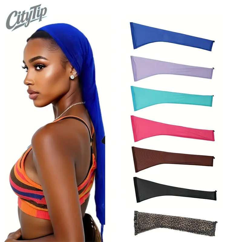 3PCS Long Loc Sleeve Hair Cover for Women, Stretchy Dreadlock Cover for Braids, Locs, Twists & Wigs, Breathable Lightweight Hair Wrap Tube, Reusable Protective Hairstyle Accessory for Daily Wear & Sleep